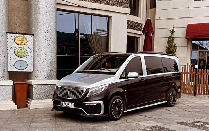 Mercedes V-Class VIP — Premium iş seyahati aracı, deri döşeme